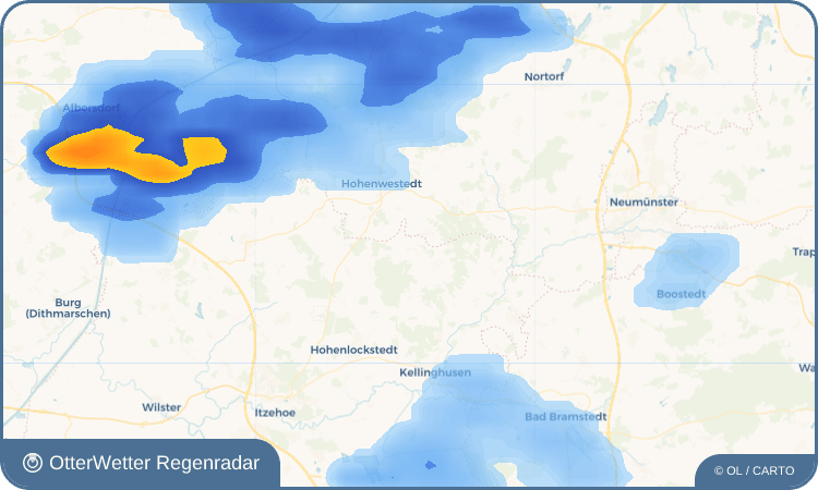 Widget-Vorschau für Poyenberg Wetter-Widget-Vorschau mit Vorhersagedaten für Poyenberg