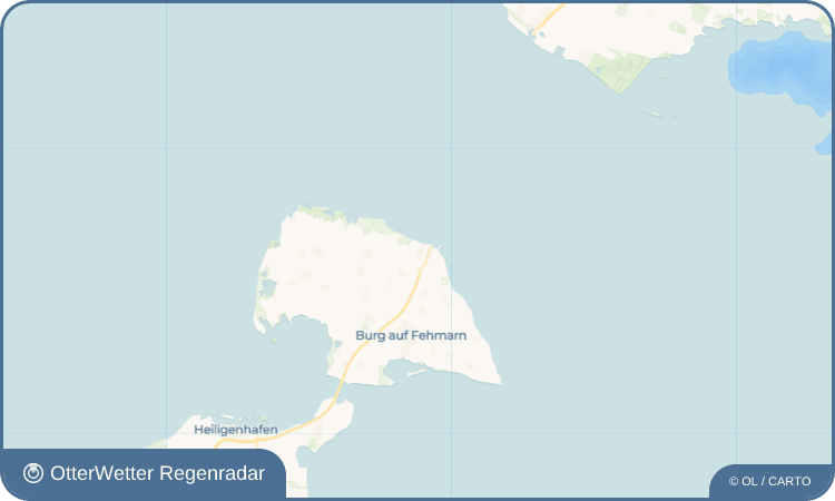 OtterWetter Regenradar-Widget Puttgarden