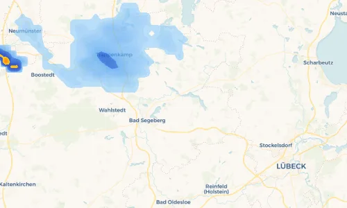 Regenradar Vorschaubild - Aktuelle Niederschläge in Quaal und Umgebung