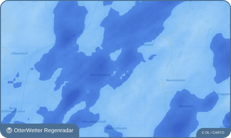 OtterWetter Regenradar-Widget Rade b. Hohenwestedt