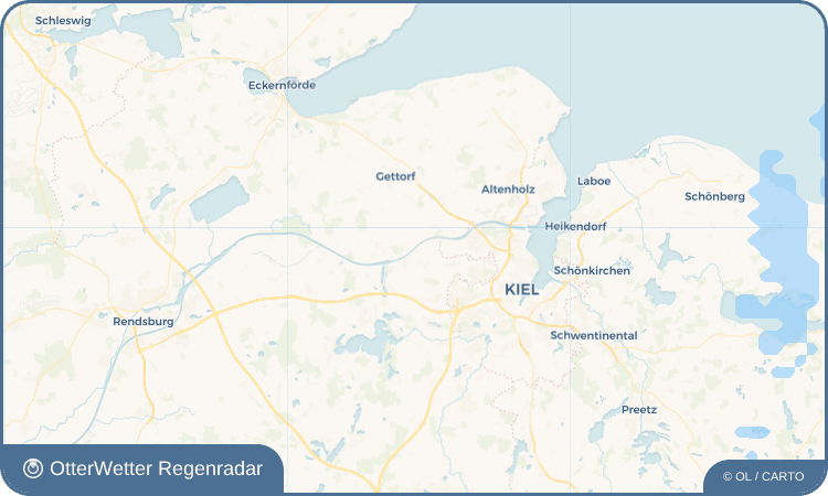 OtterWetter Regenradar-Widget Rajensdorf