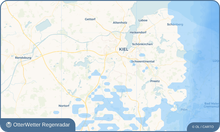 OtterWetter Regenradar-Widget Rammsee