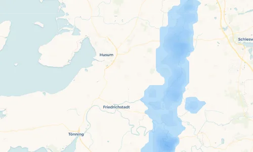 Regenradar Vorschaubild - Aktuelle Niederschläge in Rantrum und Umgebung