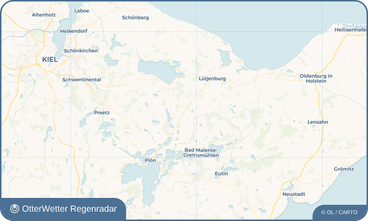 Widget-Vorschau für Rantzau Wetter-Widget-Vorschau mit Vorhersagedaten für Rantzau