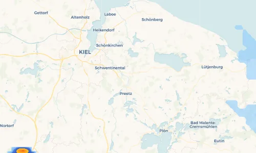 Regenradar Vorschaubild - Aktuelle Niederschläge in Rastorf und Umgebung
