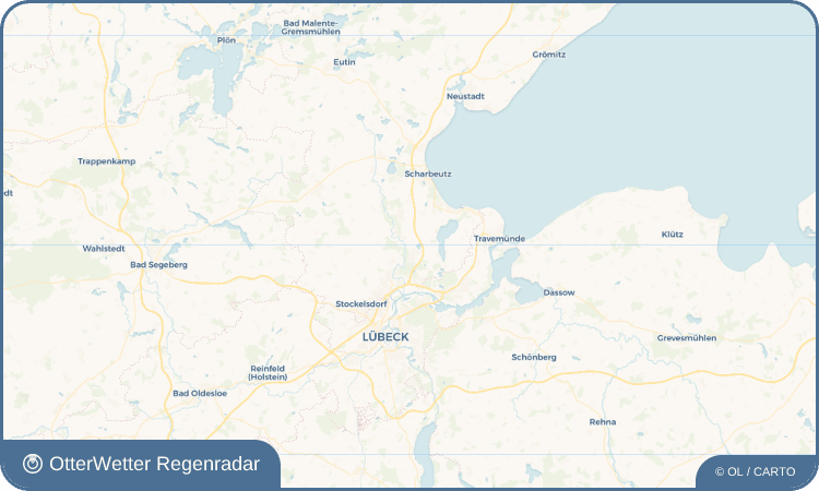 OtterWetter Regenradar-Widget Ratekau