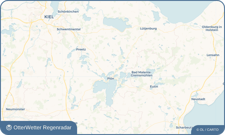 OtterWetter Regenradar-Widget Rathjensdorf