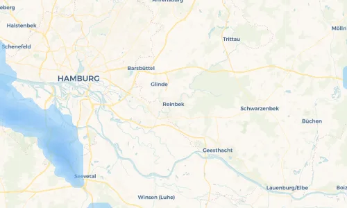 Regenradar Vorschaubild - Aktuelle Niederschläge in Reinbek und Umgebung