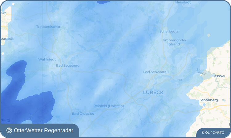 OtterWetter Regenradar-Widget Reinsbek