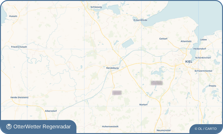 OtterWetter Regenradar-Widget Rendsburg