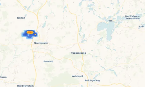 Regenradar Vorschaubild - Aktuelle Niederschläge in Rendswühren und Umgebung