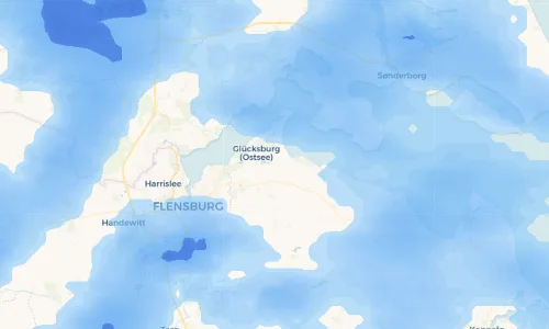 Regenradar Vorschaubild - Aktuelle Niederschläge in Rüde und Umgebung