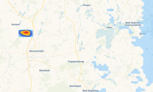 Regenradar Vorschaubild - Aktuelle Niederschläge in Ruhwinkel und Umgebung