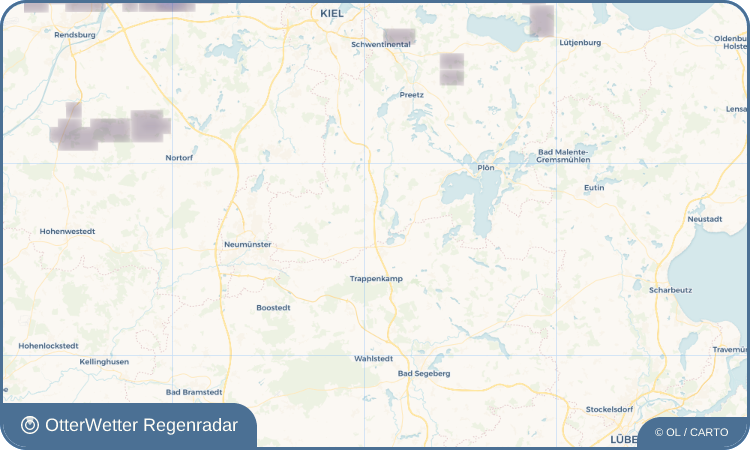 OtterWetter Regenradar-Widget Ruhwinkel