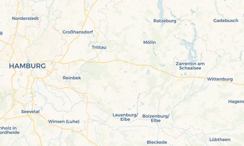 Regenradar Vorschaubild - Aktuelle Niederschläge in Sahms und Umgebung