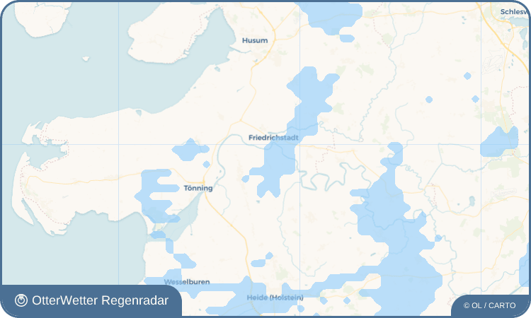 OtterWetter Regenradar-Widget Sankt Annen