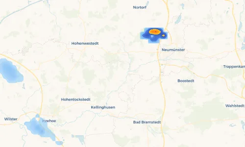 Regenradar Vorschaubild - Aktuelle Niederschläge in Sarlhusen und Umgebung
