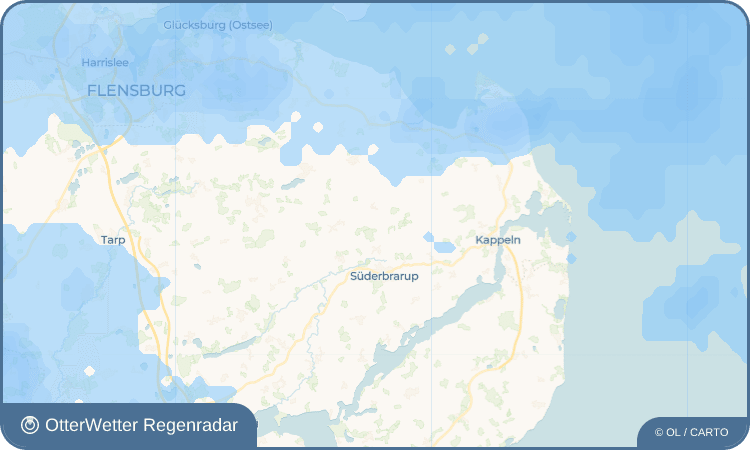 OtterWetter Regenradar-Widget Saustrup