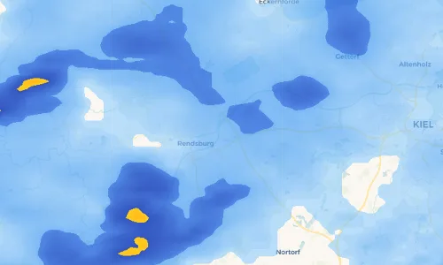 Regenradar Vorschaubild - Aktuelle Niederschläge in Schacht-Audorf und Umgebung