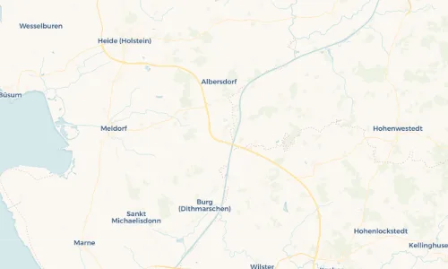 Regenradar Vorschaubild - Aktuelle Niederschläge in Schafstedt und Umgebung
