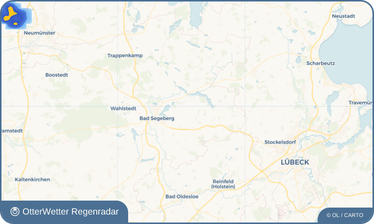 OtterWetter Regenradar-Widget Schieren