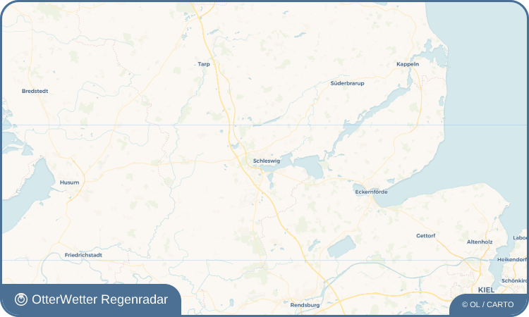 OtterWetter Regenradar-Widget Schleswig