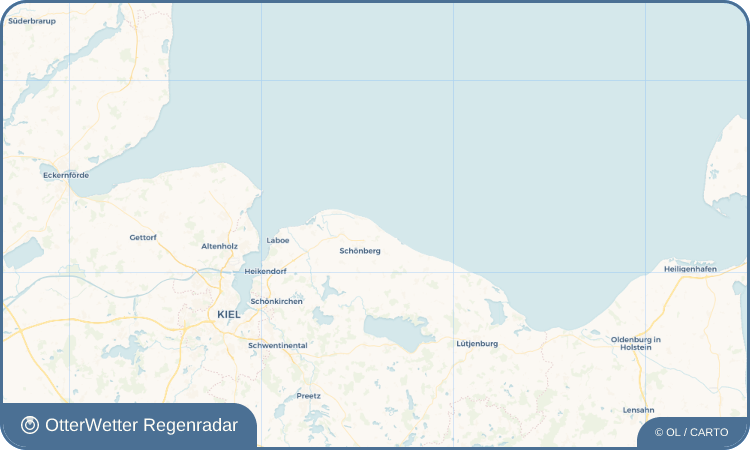 Wetter-Widget-Vorschau mit Vorhersagedaten für Schönberger Strand