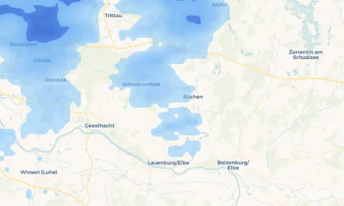 Regenradar Vorschaubild - Aktuelle Niederschläge in Schulendorf und Umgebung