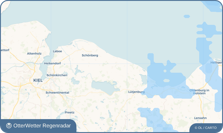 OtterWetter Regenradar-Widget Schwartbuck