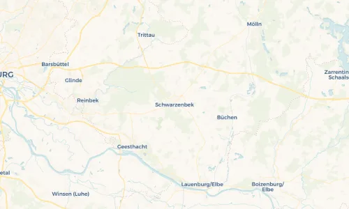 Regenradar Vorschaubild - Aktuelle Niederschläge in Schwarzenbek und Umgebung