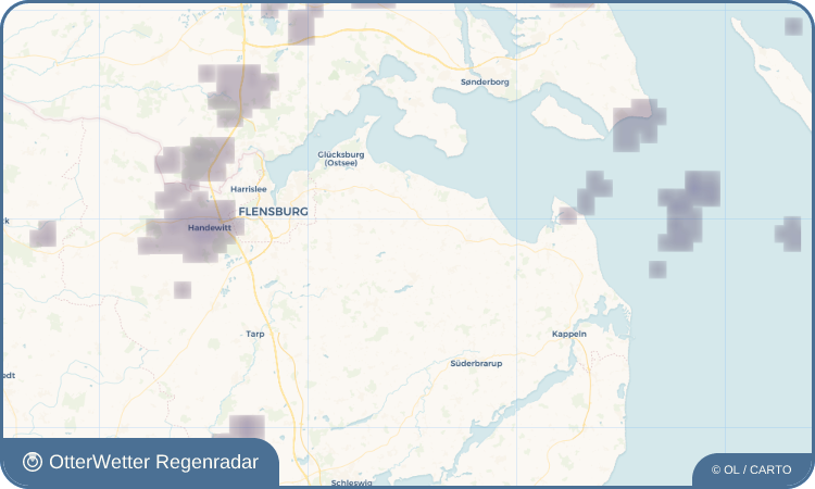 OtterWetter Regenradar-Widget Schwensby