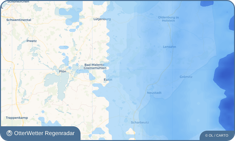 OtterWetter Regenradar-Widget Sibbersdorf