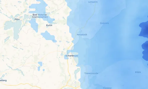 Regenradar Vorschaubild - Aktuelle Niederschläge in Sierksdorf und Umgebung