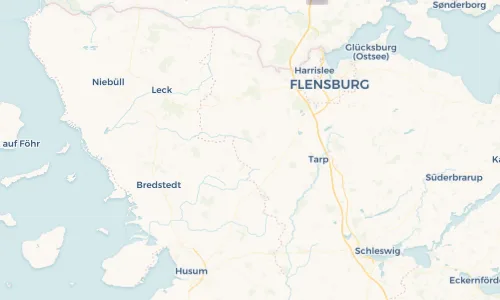 Regenradar Vorschaubild - Aktuelle Niederschläge in Sillerup und Umgebung