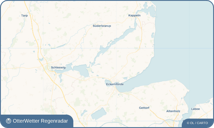 OtterWetter Regenradar-Widget Sönderby