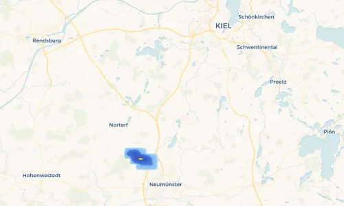 Regenradar Vorschaubild - Aktuelle Niederschläge in Sören und Umgebung
