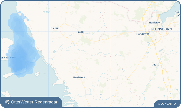 Wetter-Widget-Vorschau mit Vorhersagedaten für Soholm