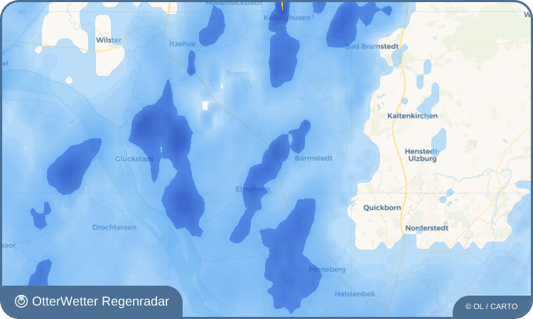 OtterWetter Regenradar-Widget Sparrieshoop