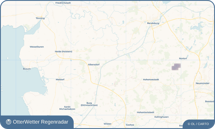 OtterWetter Regenradar-Widget Steenfeld