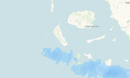 Regenradar Vorschaubild - Aktuelle Niederschläge in Steenodde und Umgebung