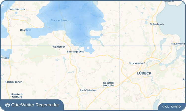 OtterWetter Regenradar-Widget Steinbek