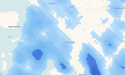 Regenradar Vorschaubild - Aktuelle Niederschläge in Sterdebüll und Umgebung