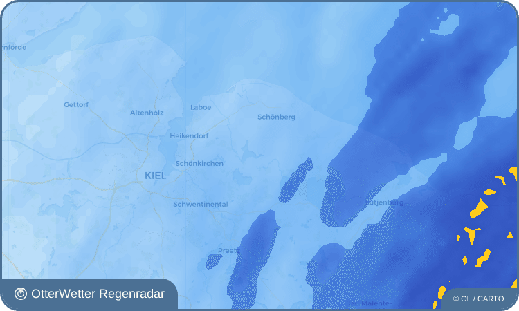 OtterWetter Regenradar-Widget Stoltenberg