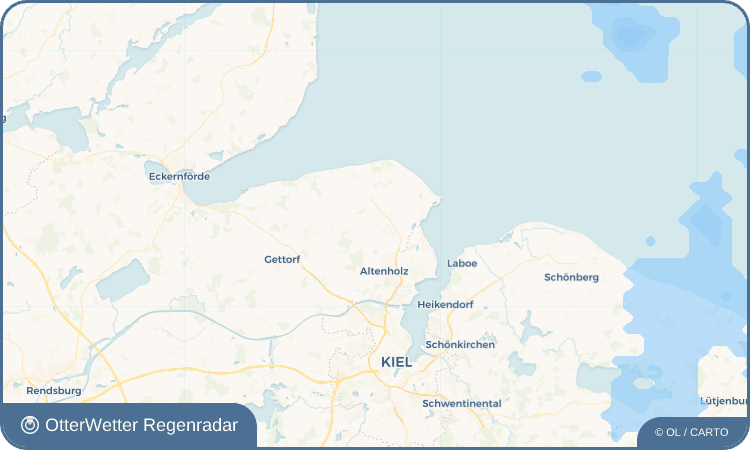 OtterWetter Regenradar-Widget Sturenhagen