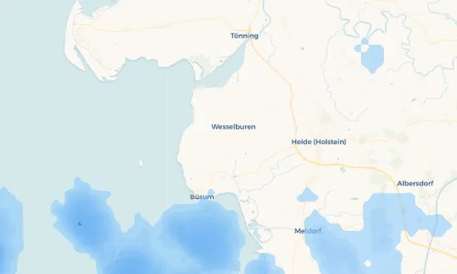 Regenradar Vorschaubild - Aktuelle Niederschläge in Süderdeich und Umgebung