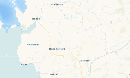 Regenradar Vorschaubild - Aktuelle Niederschläge in Süderheistedt und Umgebung