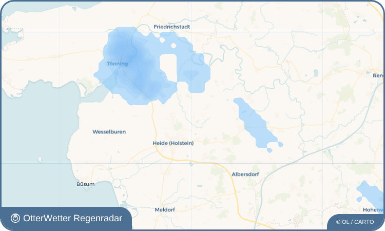 OtterWetter Regenradar-Widget Süderheistedt