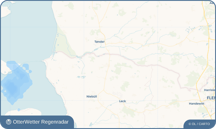 OtterWetter Regenradar-Widget Süderlügum