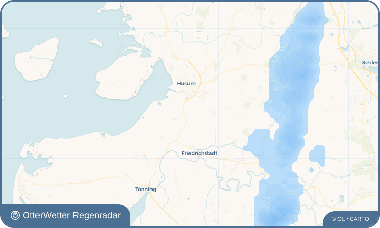 OtterWetter Regenradar-Widget Südermarsch