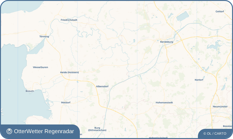 OtterWetter Regenradar-Widget Süderrade